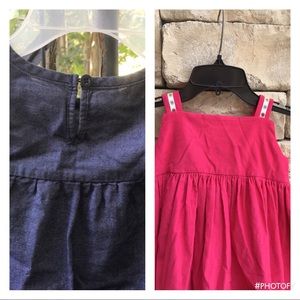 NWT Foil Mesh Tutu 3T Healthtex Chambray Blue LS Dress Laura Belle Corduroy Top